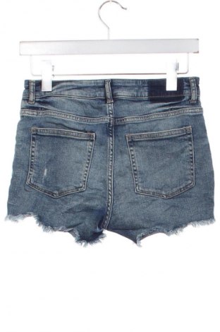 Дамски къс панталон H&M, Размер XS, Цвят Син, Цена 17,99 лв.