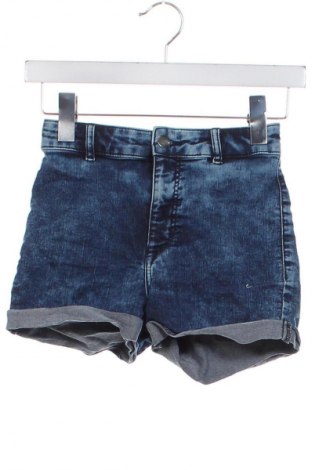 Дамски къс панталон H&M Divided, Размер XS, Цвят Син, Цена 16,99 лв.