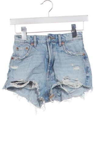 Γυναικείο κοντό παντελόνι Zara, Μέγεθος XXS, Χρώμα Μπλέ, Τιμή 11,99 €