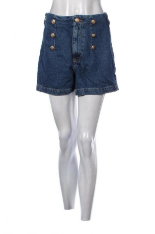 Pantaloni scurți de femei Zara, Mărime M, Culoare Albastru, Preț 71,99 Lei