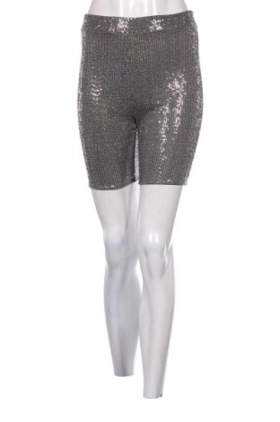 Damskie legginsy Bershka, Rozmiar S, Kolor Srebrzysty, Cena 50,19 zł