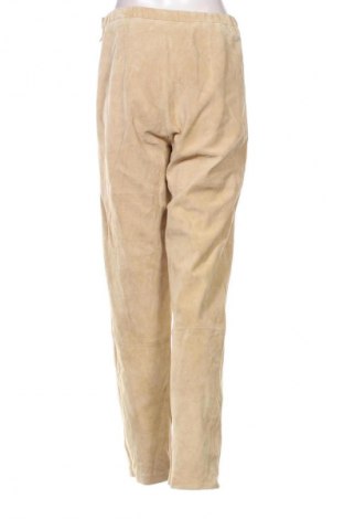 Pantaloni de piele pentru damă Dennis Basso, Mărime S, Culoare Bej, Preț 874,99 Lei