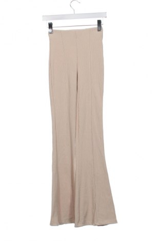 Pantaloni de femei Bershka, Mărime XS, Culoare Bej, Preț 98,99 Lei