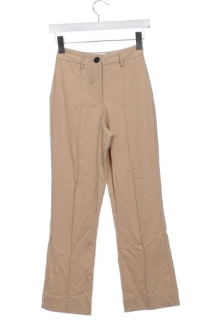 Pantaloni de femei Bershka, Mărime XS, Culoare Bej, Preț 98,99 Lei