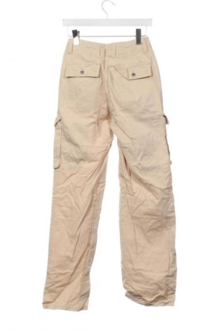 Damskie spodnie Bershka, Rozmiar XS, Kolor Beżowy, Cena 95,99 zł