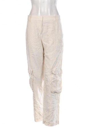 Pantaloni de femei H&M, Mărime M, Culoare Ecru, Preț 89,99 Lei