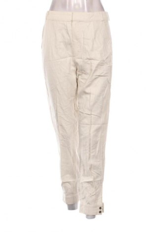 Damskie spodnie Massimo Dutti, Rozmiar M, Kolor ecru, Cena 206,99 zł