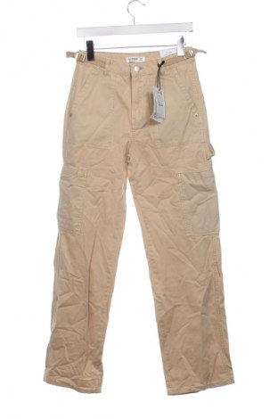 Γυναικείο παντελόνι Pull&Bear, Μέγεθος XS, Χρώμα  Μπέζ, Τιμή 29,99 €