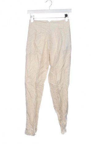 Pantaloni de femei Zara, Mărime XS, Culoare Bej, Preț 91,99 Lei
