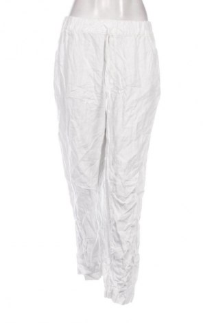 Pantaloni de femei Zara, Mărime XL, Culoare Alb, Preț 237,99 Lei