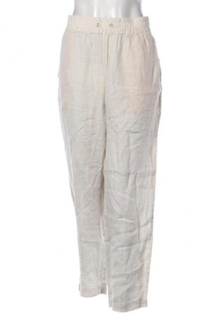 Pantaloni de femei mbyM, Mărime L, Culoare Bej, Preț 476,99 Lei