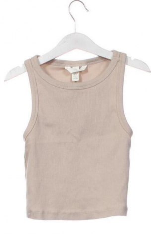 Γυναικείο αμάνικο μπλουζάκι H&M, Μέγεθος XS, Χρώμα  Μπέζ, Τιμή 7,99 €