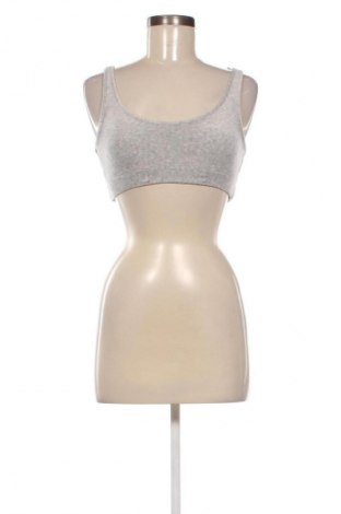 Tricou de damă Pull&Bear, Mărime S, Culoare Gri, Preț 36,99 Lei