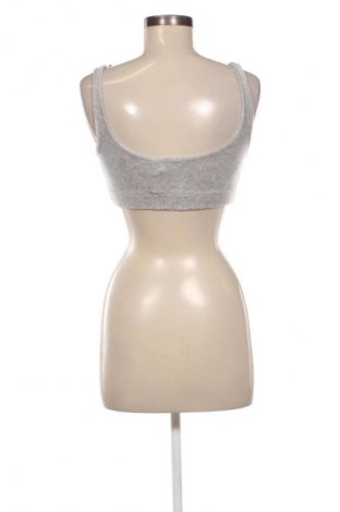 Tricou de damă Pull&Bear, Mărime S, Culoare Gri, Preț 36,99 Lei