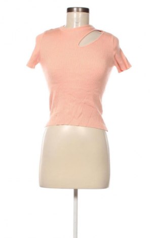 Pulover de femei Bershka, Mărime M, Culoare Portocaliu, Preț 98,99 Lei
