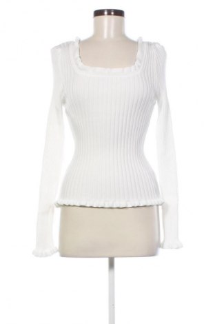Damenpullover Cipo & Baxx, Größe L, Farbe Weiß, Preis 50,99 €