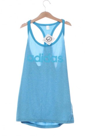 Damen Sporttop Adidas, Größe XS, Farbe Blau, Preis 10,39 €