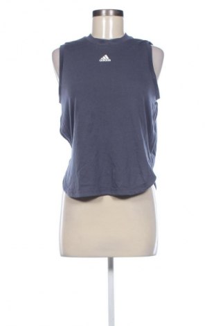 Damen Sporttop Adidas, Größe S, Farbe Grau, Preis 17,30 €