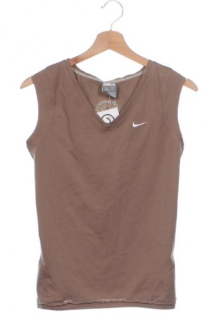 Γυναίκειο αθλητικό τοπ Nike, Μέγεθος XS, Χρώμα Καφέ, Τιμή 39,39 €