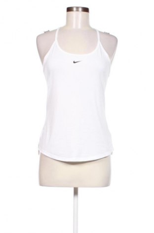 Γυναίκειο αθλητικό τοπ Nike, Μέγεθος S, Χρώμα Λευκό, Τιμή 17,36 €
