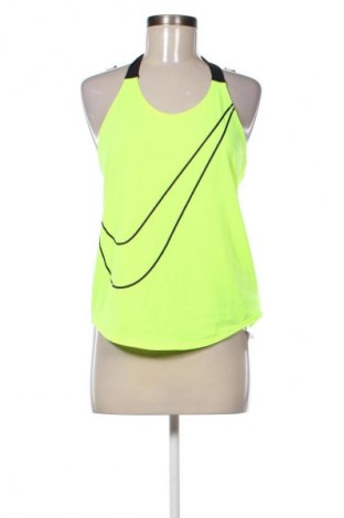Дамски спортен топ Nike, Размер M, Цвят Жълт, Цена 34,99 лв.
