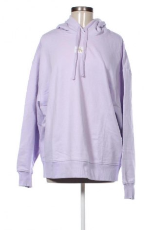 Γυναικείο φούτερ Calvin Klein Jeans, Μέγεθος M, Χρώμα Βιολετί, Τιμή 107,99 €