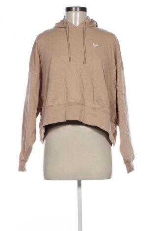 Дамски суичър Nike, Размер S, Цвят Бежов, Цена 48,99 лв.