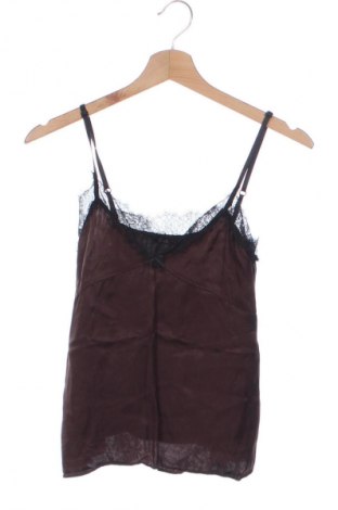 Γυναικείο τοπ Zara, Μέγεθος XS, Χρώμα Καφέ, Τιμή 9,21 €