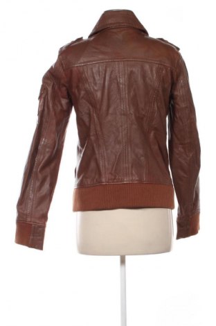 Дамско кожено яке Edc By Esprit, Размер L, Цвят Кафяв, Цена 132,99 лв.