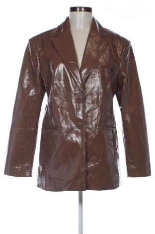 Damska kurtka skórzana H&M Divided, Rozmiar S, Kolor Brązowy, Cena 305,99 zł