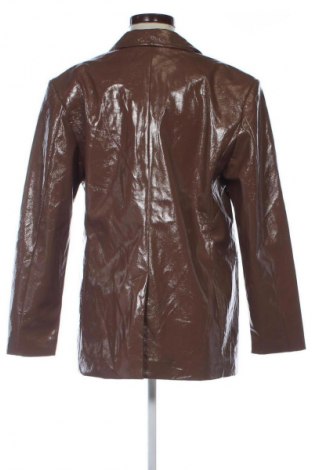Damska kurtka skórzana H&M Divided, Rozmiar S, Kolor Brązowy, Cena 305,99 zł