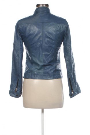 Geacă de piele pentru femei Unbranded, Mărime S, Culoare Albastru, Preț 332,99 Lei
