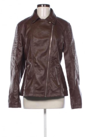 Geacă de piele pentru femei Unbranded, Mărime XL, Culoare Maro, Preț 196,99 Lei