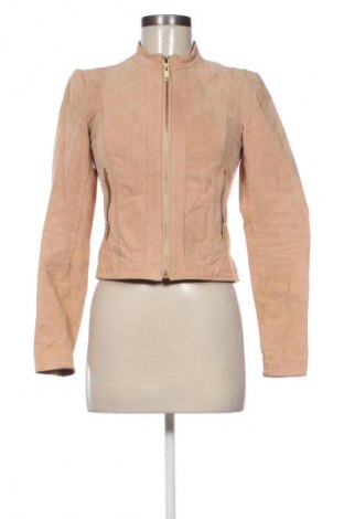 Γυναικείο δερμάτινο μπουφάν Vero Moda, Μέγεθος XS, Χρώμα  Μπέζ, Τιμή 45,52 €