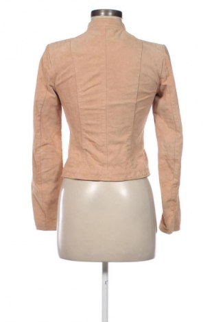 Γυναικείο δερμάτινο μπουφάν Vero Moda, Μέγεθος XS, Χρώμα  Μπέζ, Τιμή 45,52 €