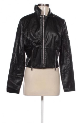 Γυναικείο δερμάτινο μπουφάν Zara, Μέγεθος XL, Χρώμα Μαύρο, Τιμή 47,57 €