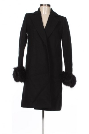 Дамско палто Zara, Размер XS, Цвят Черен, Цена 68,99 лв.