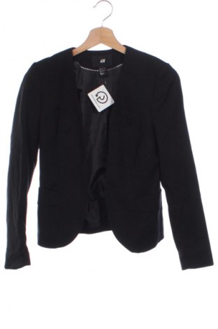 Damski żakiet H&M, Rozmiar XS, Kolor Czarny, Cena 110,34 zł