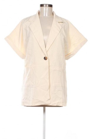 Γυναικείο σακάκι Unbranded, Μέγεθος XXL, Χρώμα Εκρού, Τιμή 30,99 €