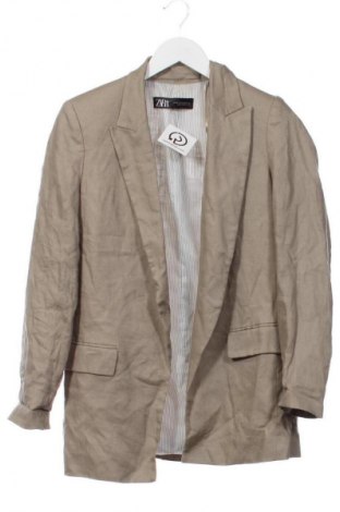 Damen Blazer Zara, Größe XS, Farbe Beige, Preis 24,55 €
