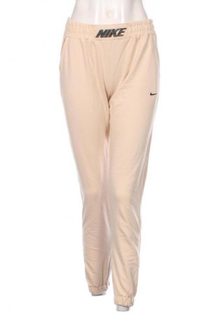 Damen Sporthose Nike, Größe M, Farbe Beige, Preis 28,99 €