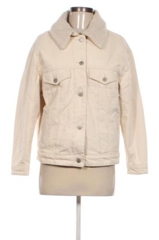 Дамско яке Pull&Bear, Размер XS, Цвят Екрю, Цена 58,99 лв.