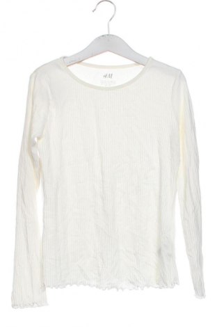 Bluză pentru copii H&M, Mărime 8-9y/ 134-140 cm, Culoare Alb, Preț 37,99 Lei
