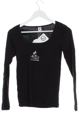 Bluză pentru copii Petit Bateau, Mărime 15-18y/ 170-176 cm, Culoare Negru, Preț 156,99 Lei