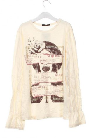 Kinder Shirt Sisley, Größe 14-15y/ 168-170 cm, Farbe Ecru, Preis 13,99 €