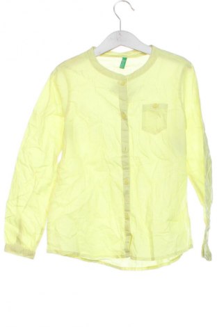 Cămașă pentru copii United Colors Of Benetton, Mărime 7-8y/ 128-134 cm, Culoare Galben, Preț 78,99 Lei