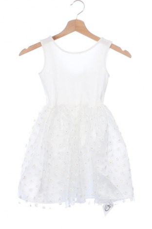 Kinderkleid H&M, Größe 4-5y/ 110-116 cm, Farbe Weiß, Preis 12,25 €