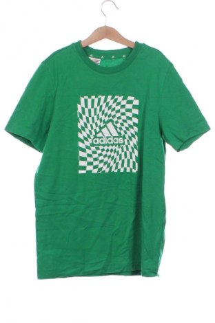 Παιδικό μπλουζάκι Adidas, Μέγεθος 12-13y/ 158-164 εκ., Χρώμα Πράσινο, Τιμή 15,99 €