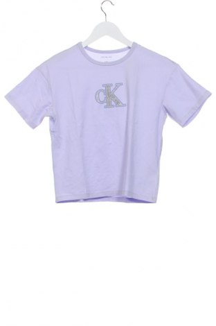 Dětské tričko  Calvin Klein Jeans, Velikost 10-11y/ 146-152 cm, Barva Fialová, Cena  949,00 Kč