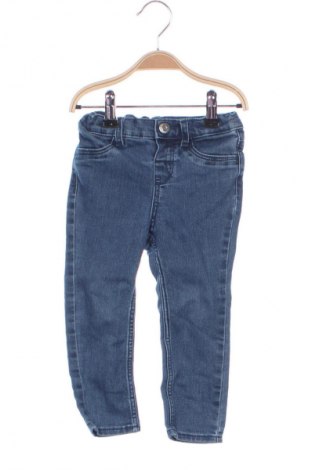 Blugi pentru copii H&M, Mărime 2-3m/ 56-62 cm, Culoare Albastru, Preț 82,32 Lei